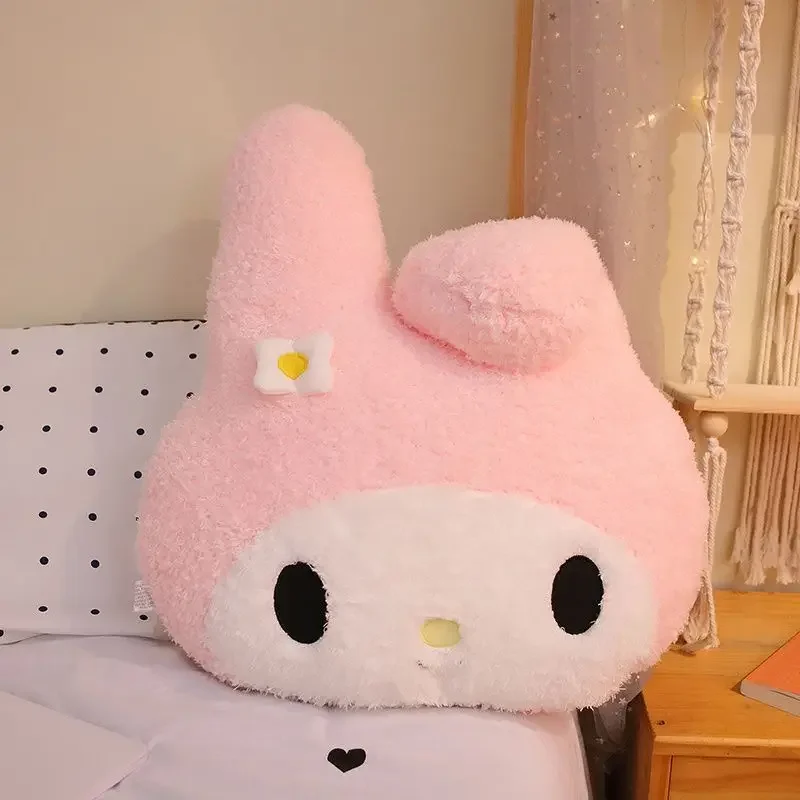 Sanrio My Melody Kuromi Pluche Poppen Dierlijke Cartoon Knuffels Schattig Zacht Pluche Kussen Kussen Meisjes Verjaardag Kerstcadeaus