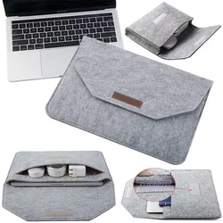 Forro da luva bolsa para portátil 15 6 polegada para macbook ar 13 caso a2337 pro m1 14 16 2021 15 15.6 sacos de computador para hp huawei matebook x