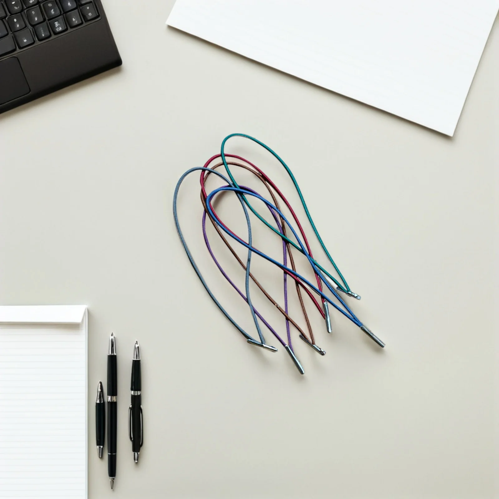 สายรัดสมุดโน้ตแบบยืดหยุ่น 12 ชิ้น สำหรับใช้พันปกสมุด สมุดบันทึก สมุดภาพ ใช้สำหรับเดินทาง