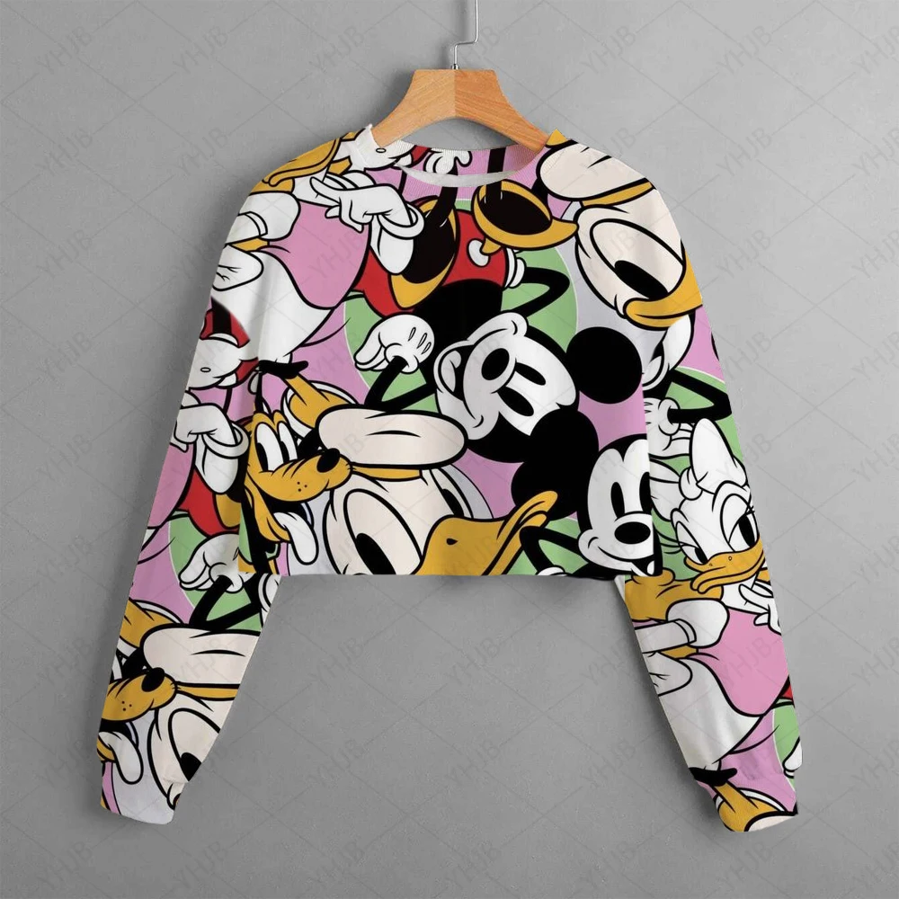 

kawaii Cartoon Manga Anime Mickey Minnie Disney Mouse Hoodie Children Clothes Kid Girl Boy Sweatshirt Hoody Baby Top