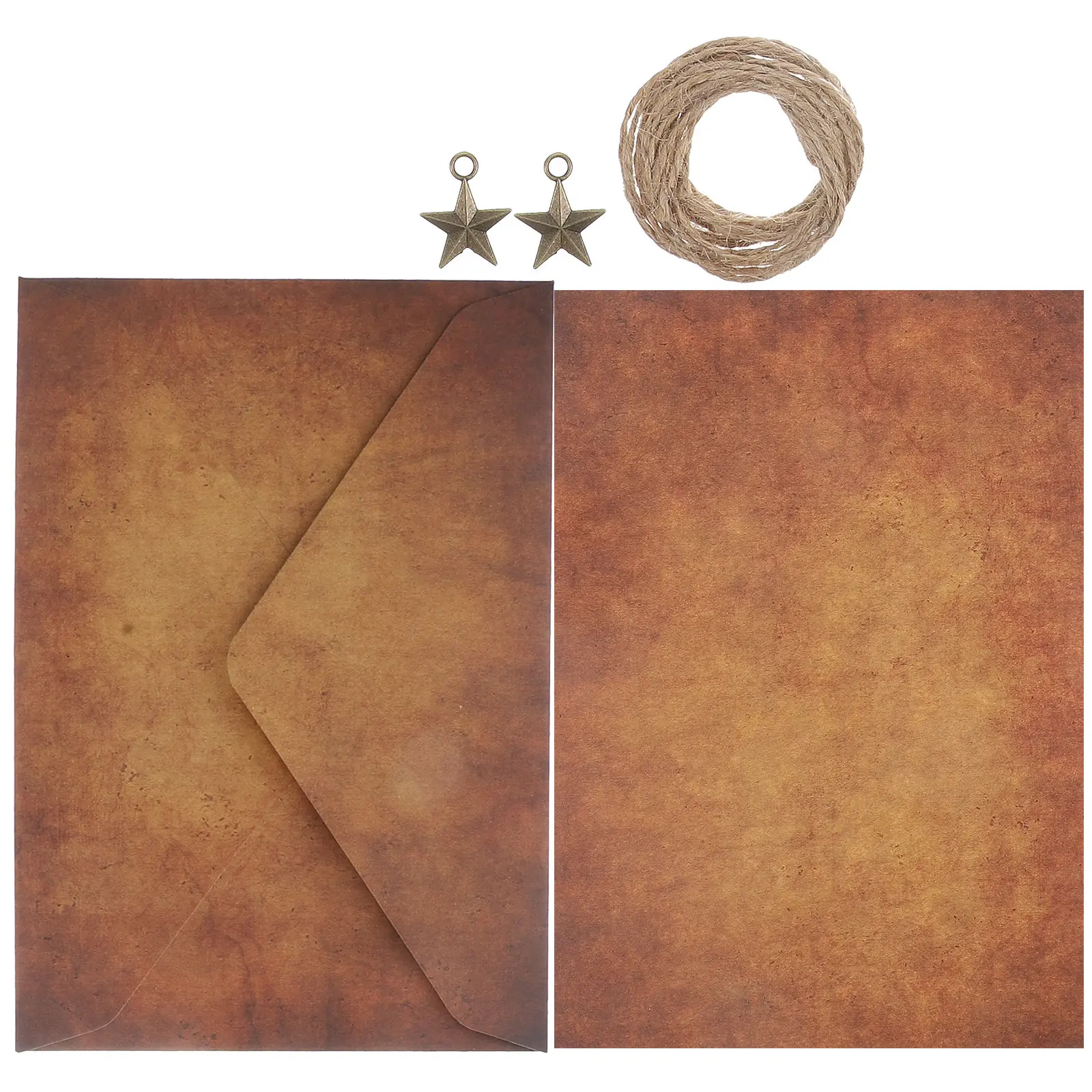 

5 комплектов ретро-конвертов из крафт-бумаги малого размера для писем, фотографий, карточек, с защитой конфиденциальности, канцелярские товары