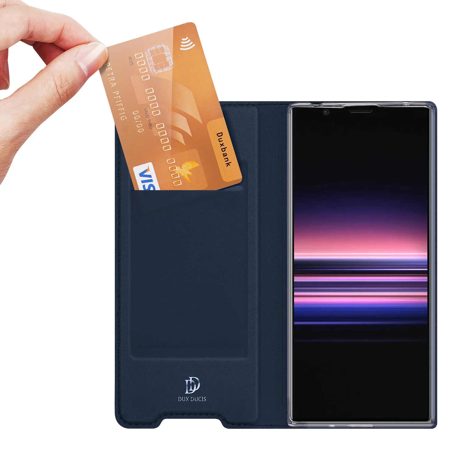 DUX DUCIS Skin Pro Series Flip Wallet Business Leather Case For Sony Xperia 1 II 6.5 inch Cover with Card Slot  Accessories