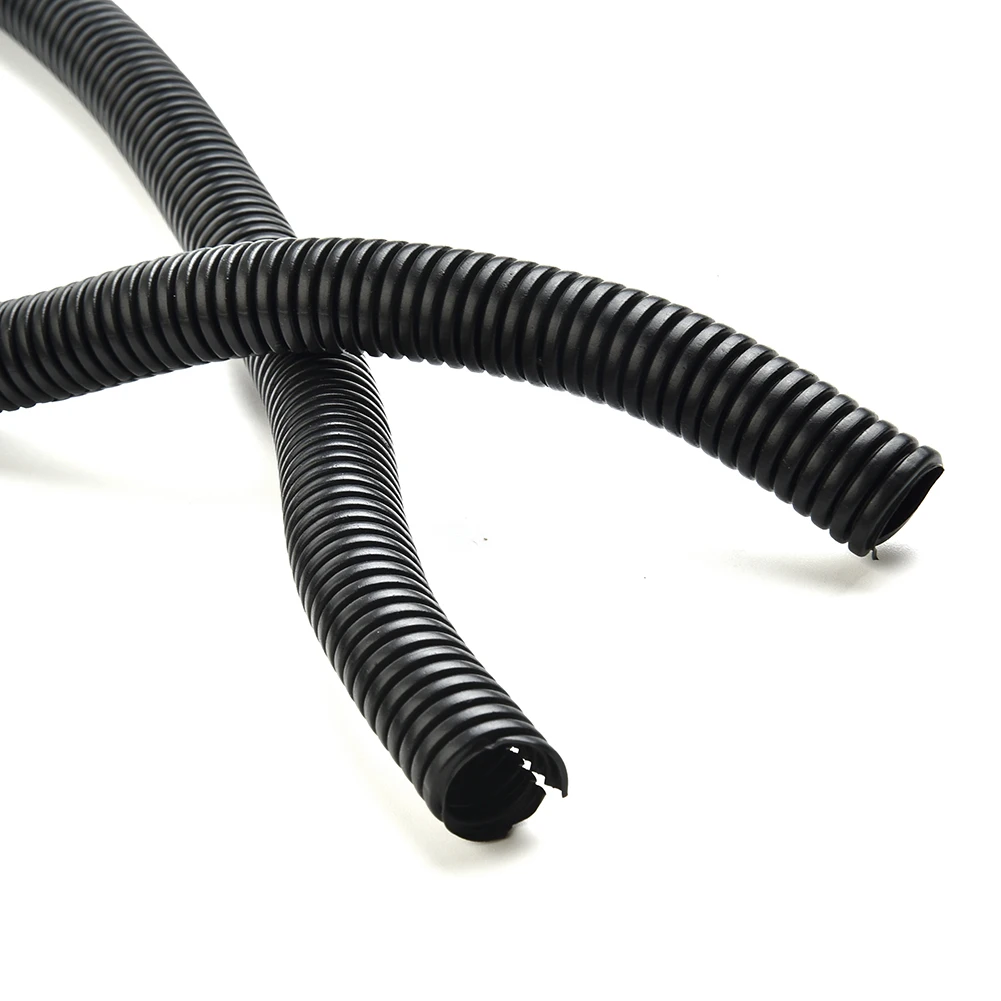 

98ft Split Wire Conduit Protection Tube Flexible Design for Various Wiring Applications in Automotive and Marine Environments
