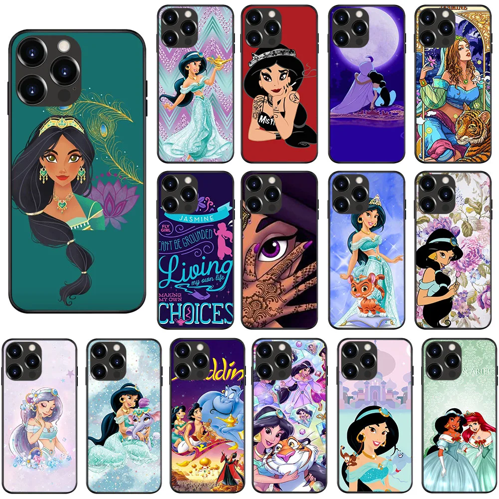 TV-1 Aladdin Jasmine Princess Soft Case For Samsung Note J5 J6 J7 J8 8 9 10 20 S21 J2 J4 Core Ultra Prime Plus Lite Pro