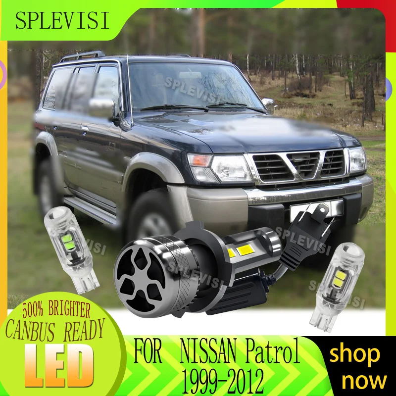 

built-in CANBUS error-free load resistor 3570 CSP LED chips LED Bulb For NISSAN Patrol 1999 2000 2001 2002 2003 2004 2005-2012