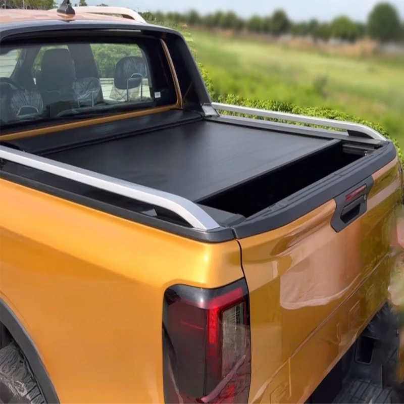 High Quality Waterproof Aluminum Electric Retractable Roller Shutter Tonneau Cover Pickup Tail Box Accessories