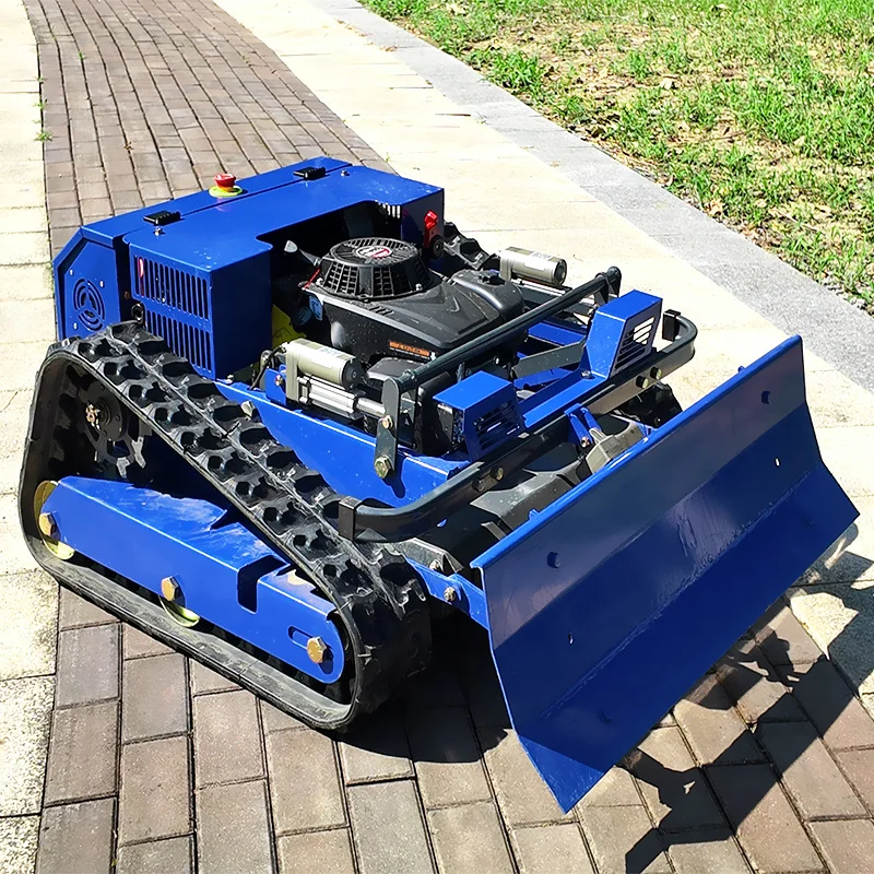 Customized Mini Robot Lawn Mower - Remote Control with Snow Shovel 550mm Cutting Width