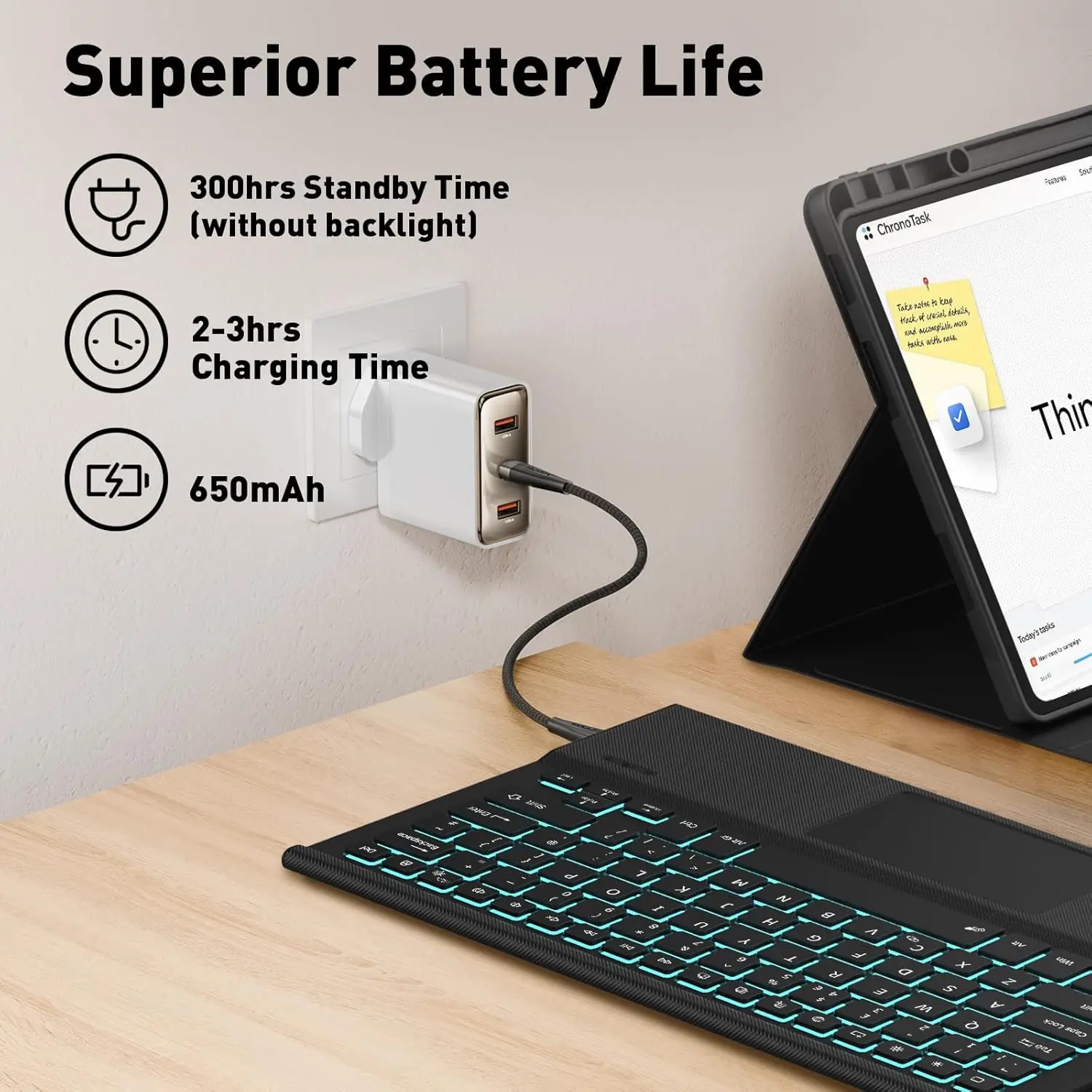 Lenovo Idea Tab Pro 12.7インチ ケース キーボード付き レザー