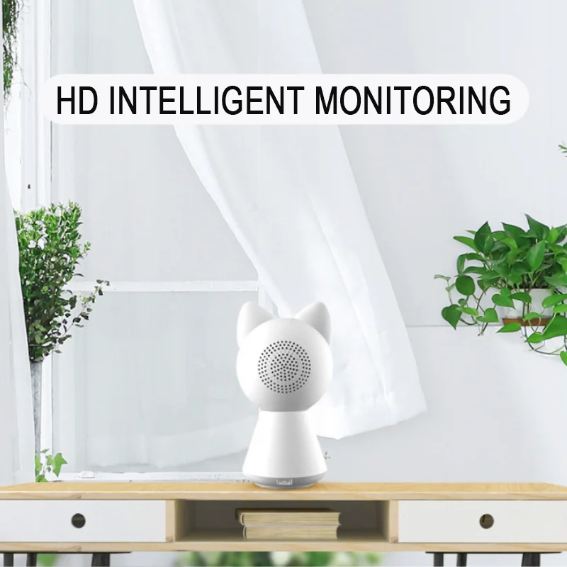 Indoor HD 1080P Cat Wireless Camera, Home Security Surveillance Camera, Remote Voice Intercom, Baby and Elderly