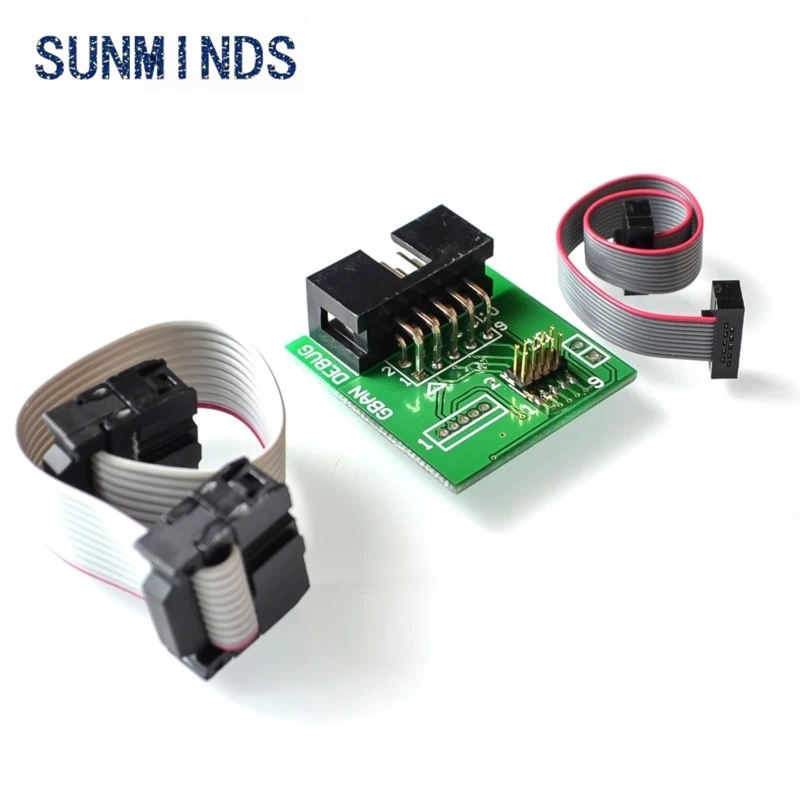 1pcs Downloader Cable for Bluetooth 4.0 CC2540 zigbee CC2531 Sniffer USB Programmer Wire Download Programming Connector Board