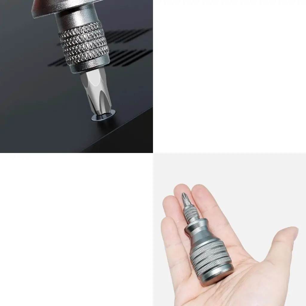 

652F Portable Small Screwdriver Set Short Handle Multifunctional Mini 7 in 1 Crossing Flat Household Decoration Repair Tool