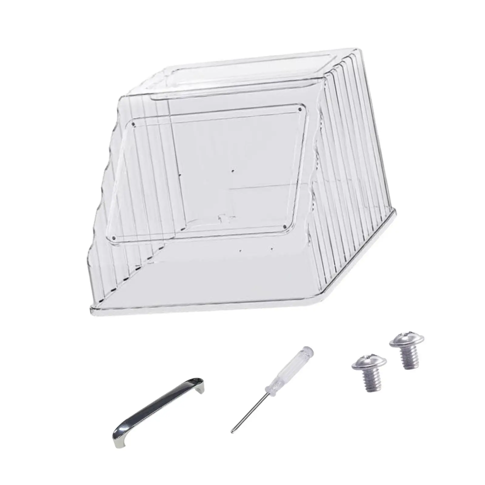 3D Printer Clear Top Cover Premium Magnetic Hatch PC Enclosure Top Lid High Temp Resistant view 2