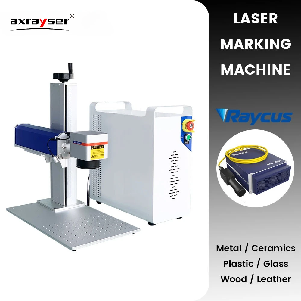 

Laser Marking Machine Raycus 20W 30W 50W Laser Source 110*110mm for Fiber Cutting Metal Plastic Glass Wood Jewellery