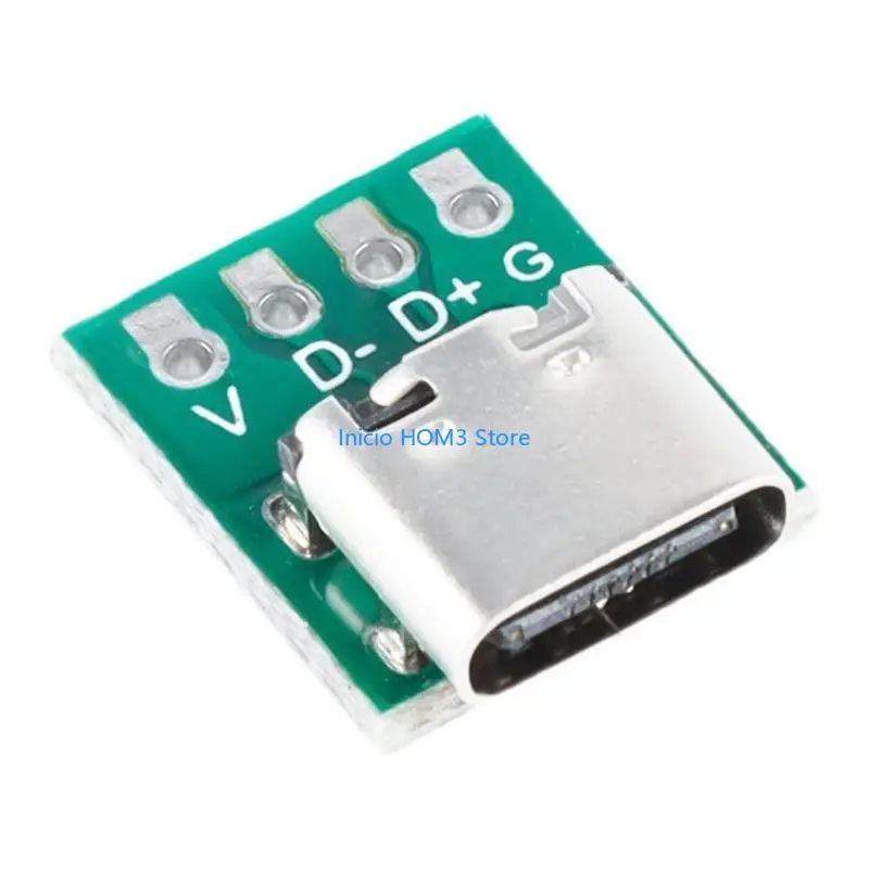 A5YD USB 3.1 Type-C Female 16 Pin Charging Data Transmission Plug Socket Connector