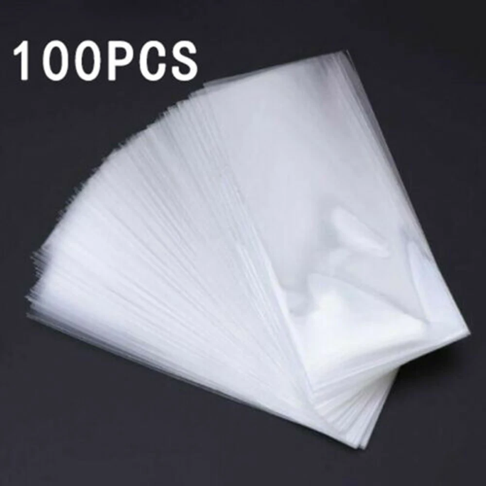 100pcs Money Album Currency Protective Case Storage Bag Collection Holder Transparent PVC Paper Money Banknotes With Box