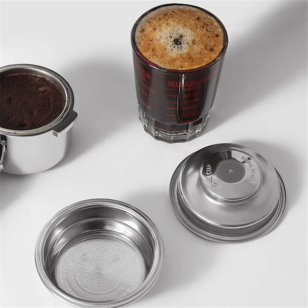 58mm 3 Ears Single/Double Mouths Coffee Portafilter Filter Holder For GeviE020DE/ Barsetto/Oster/Breville mini Max VCF-125X