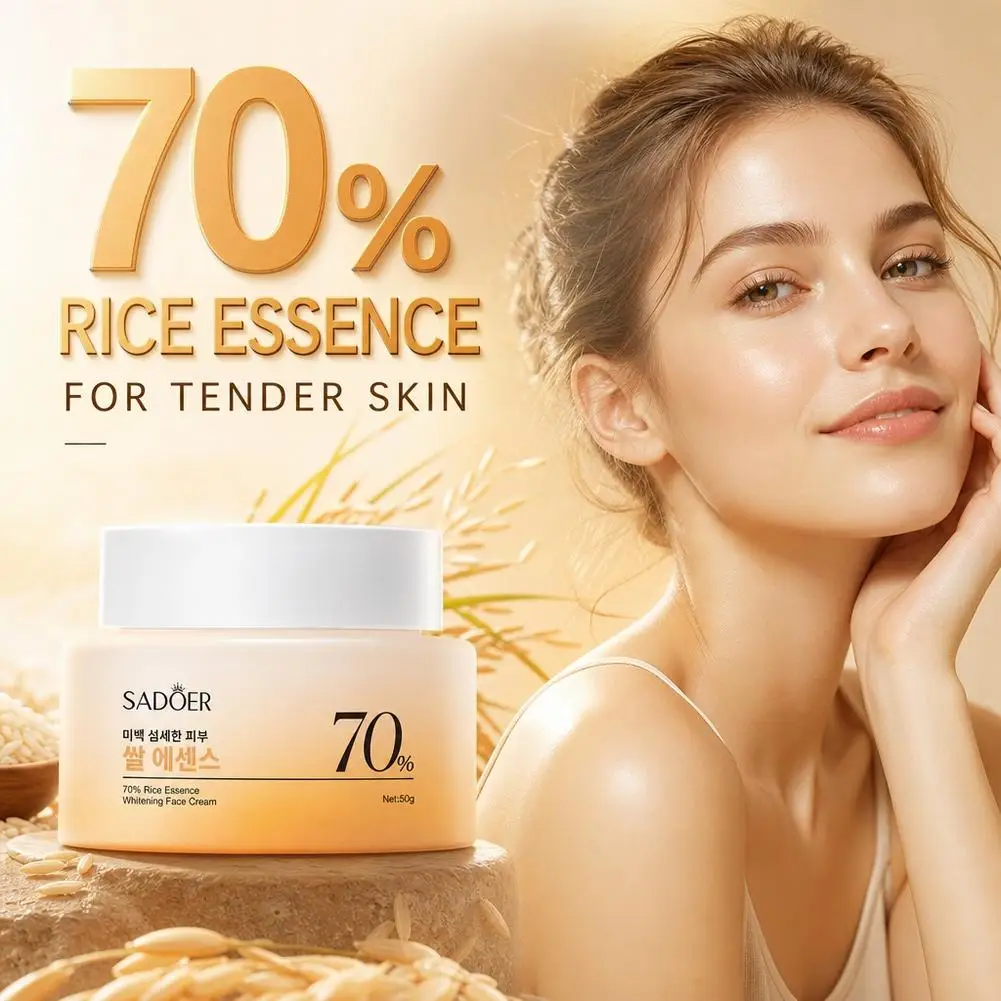 Rice Essence Face Cream Volumizing Rejuvenating Nourishing Moisturizing Anti Wrinkle Facial Cream Korean Skin Care Cosmetics