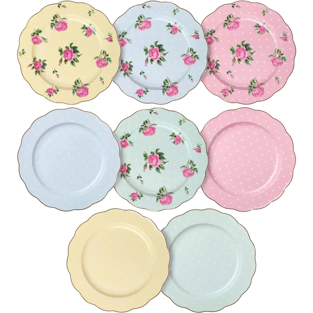 btat pratos florais de porcelana pratos royal dessert in pequeno conjunto de 8 01