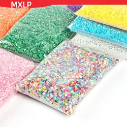 Commercio all'ingrosso Bulk Resin strass Jelly Color AB trasparente AB 2mm,3mm,4mm,5mm,6mm sfaccettature FlatBack Nail Art Garment Decoration