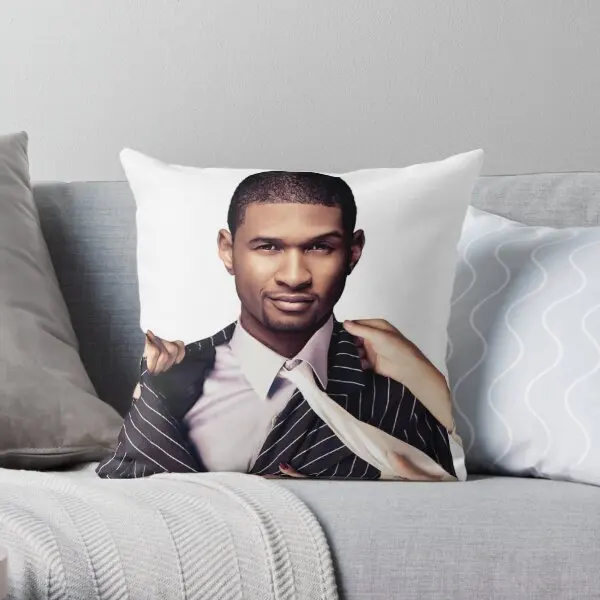 

Usher Versus Printing Throw Pillow Cover Home Hotel Bed Throw Case Cushion Fashion Square Anime Pillows not include One Side