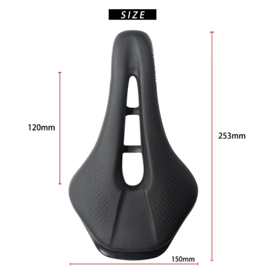 Selle de vélo creuse confortable, coussin de siège respirant, antichoc, étanche, ergonomique, vtt, v