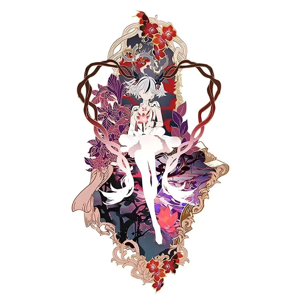 "Mingchao" Doujinya "Destined to Be Formless" 시리즈 게임 주변기기 애니메이션 아크릴 "Chun" 스탠딩 사인 테이블 장식 선물