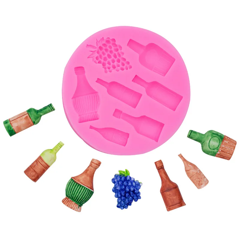 Декоративные-аксессуары-для-выпечки-бутылка-вина-помадка-силиконовая-форма-для-торта-15-571