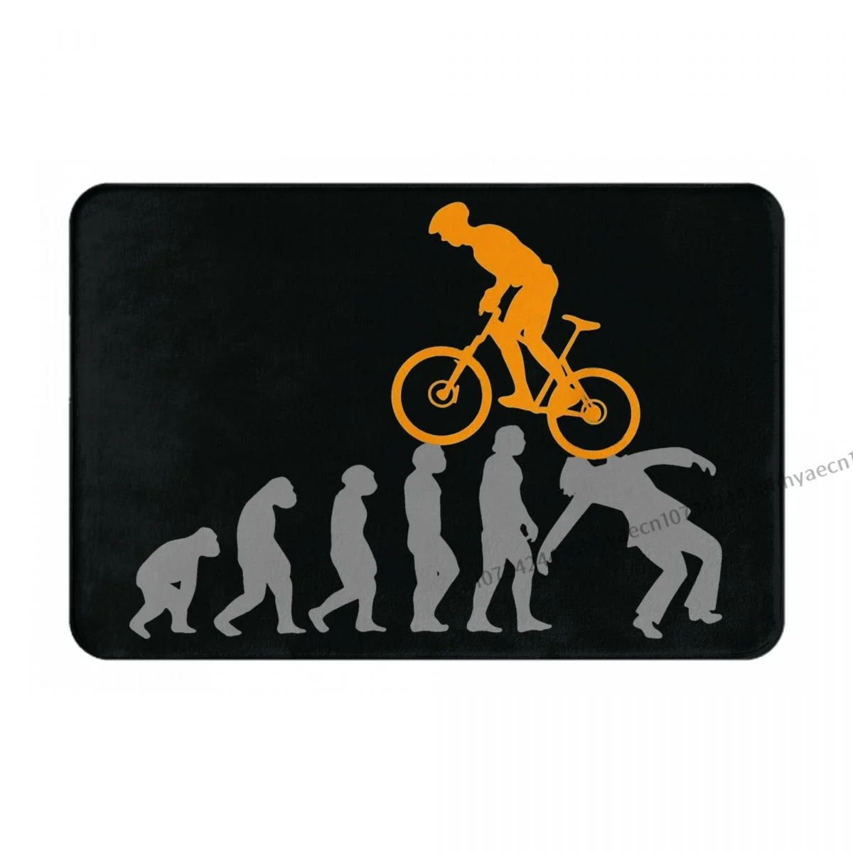 Mountain Bike MTB Cycling Bedroom Mat Evolution Accessories Bicycle Sports Doormat Flannel Carpet Entrance Door Rug Decoration