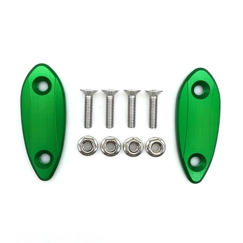 

Modification for ZX25R ZX6R Motorcycle Rearview Mirror Base Cover Windshield Drive Mirror Hole Cover Aluminium