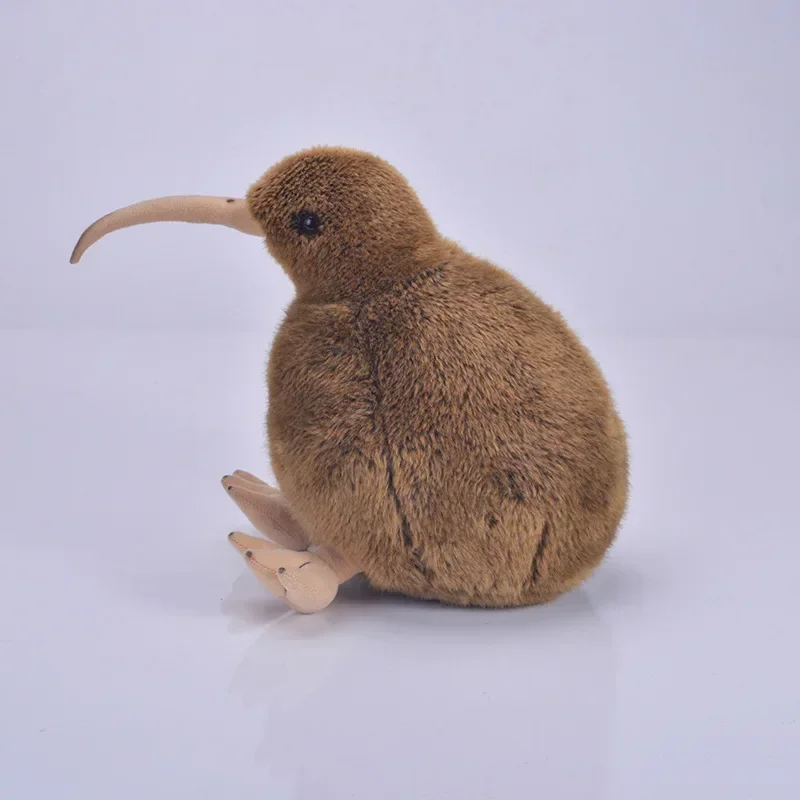 [Funny] Zoo 28cm Simulation Lifelike Kiwi Plush Toys Soft Kiwi bird Stuffed Animals doll Birthday Christmas Gifts For Kids