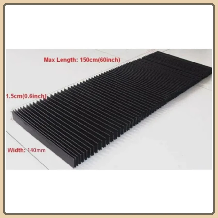 1pc Machine Guard Dust Cloth Dust-proof Waterproof Corrugated Pipe Cover Stretch1.5mm * 1500mm Flexible Protection Plane