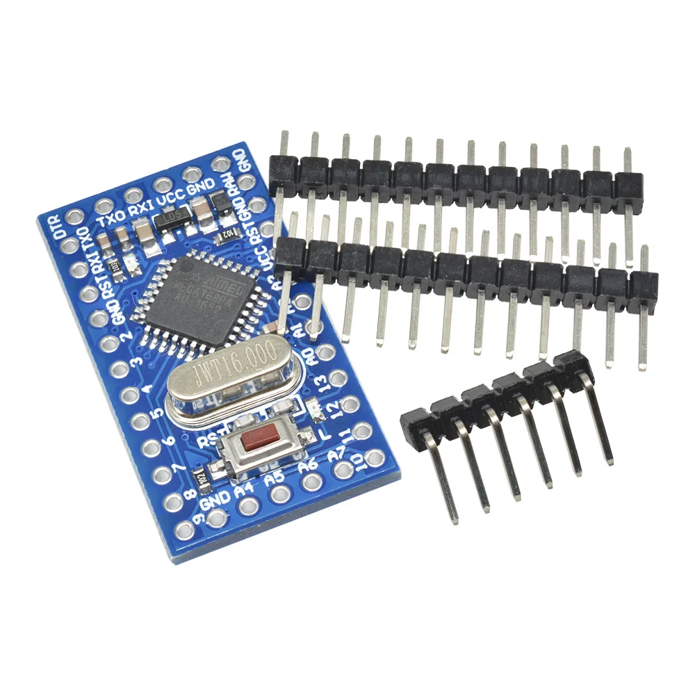 Pro Micro Atmega168 5V 16M Original Chip Plug-In Crystal Osilator To Replace ATmega328 Bootloader untuk Arduino Pro Mini dengan Header