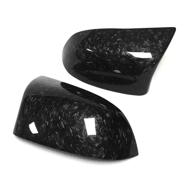 Forged Carbon Fiber Side Mirror Cover for BMW X3 X4 X5 X6 Upgrade X5M X6M Look 2014-2018 Replacement Caps