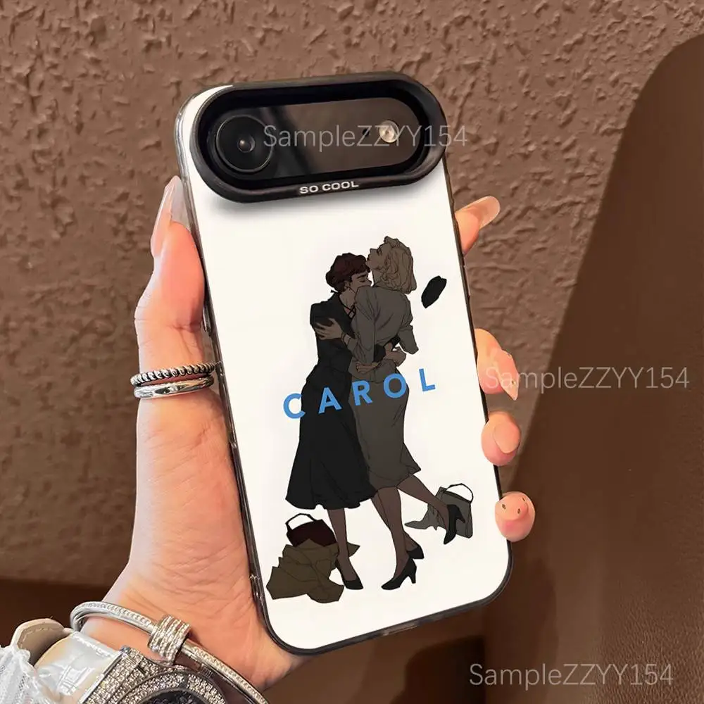 C-Carol Movie Phone Case For iPhone 17,16,15,14,13,12,X,8,Pro,Max,Plus,E,SE4,Air,Mini Black IMD Matte