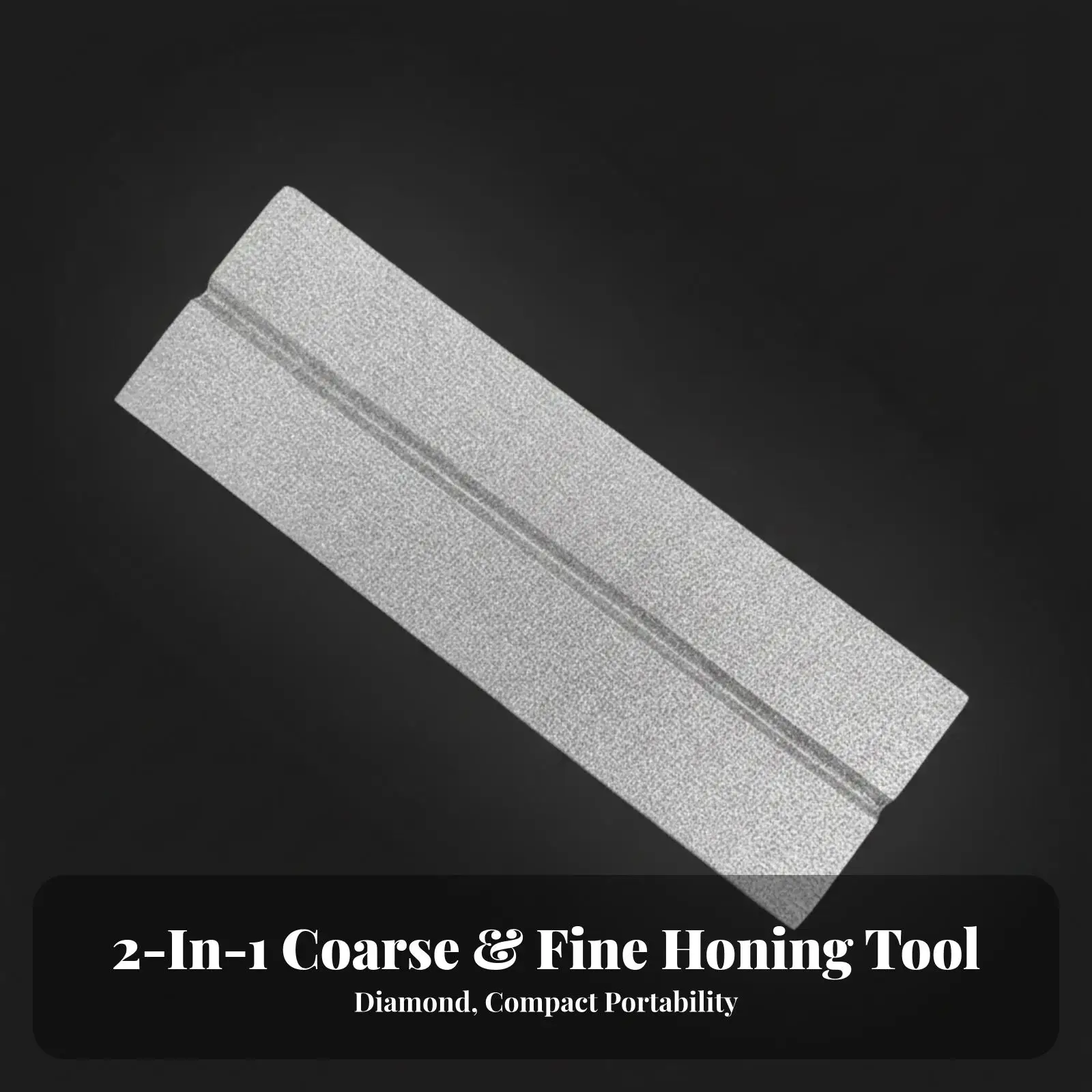 Diamond Sand Sharpening Stone for Fishing Hooks Knife Sharpener Portable Pocket Size Tool for Camping
