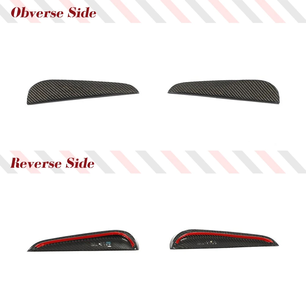 Carbon Fiber Rear Bumper Air Vent Fender Spoiler for Mercedes-Benz V Class W447 Vito Mini Passenger Van 4 Door 2014-2018