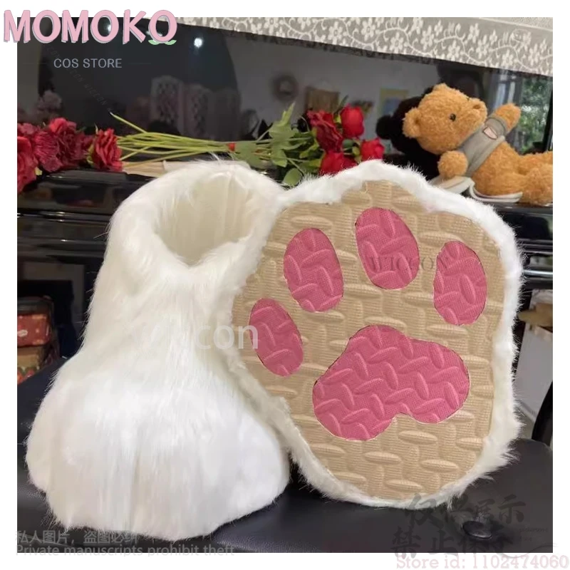 

Anime A Pair Furry Color Animal Paws Or Palms Custom Creative Cute Tiger Lion Fox Paws Kawaii Plush Cosplay Prop Customized