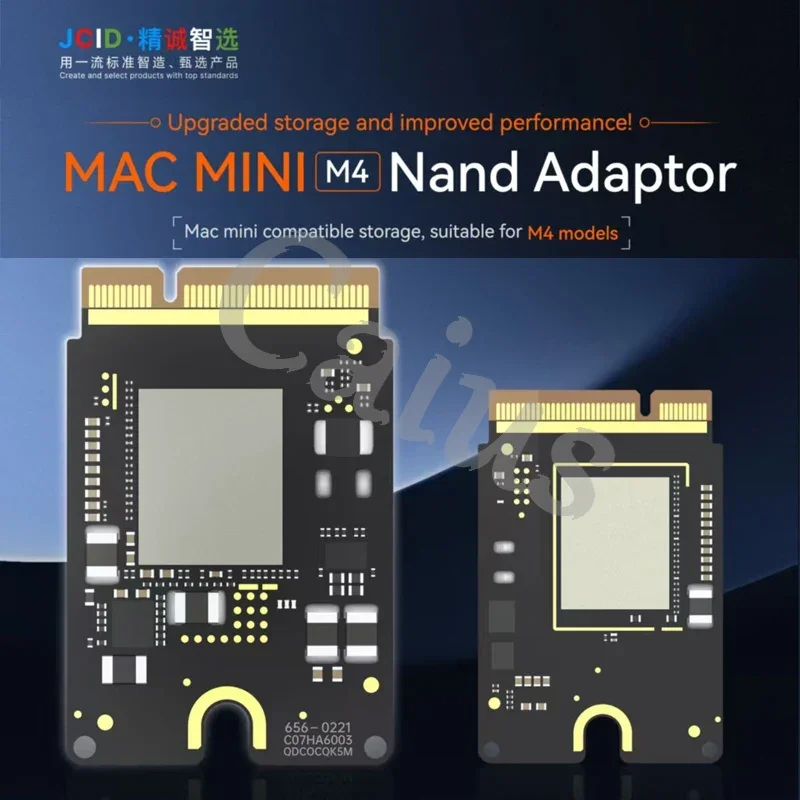 JCID جديد M4 Mac Mini SSD قرص صلب داخلي 2 تيرا بايت/1 تيرا بايت 10 طبقات PCB محرك الحالة الصلبة لترقية MAC MINI عالية السعة M4 SSD