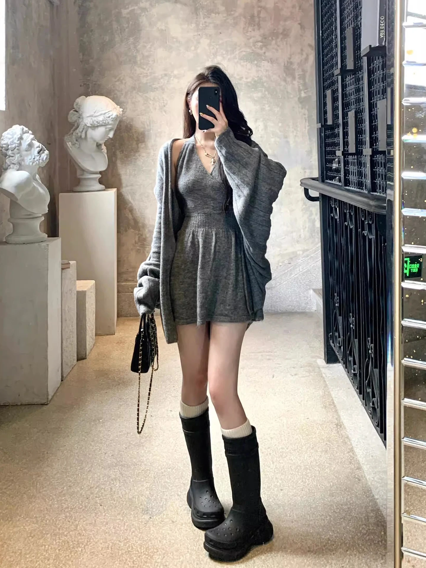 Gilet in Neline sexy lavorato a maglia chic Dr maglione cardigan aperto in puro colore da donna Capispalla Autunno Faion Set Pendolari Sle