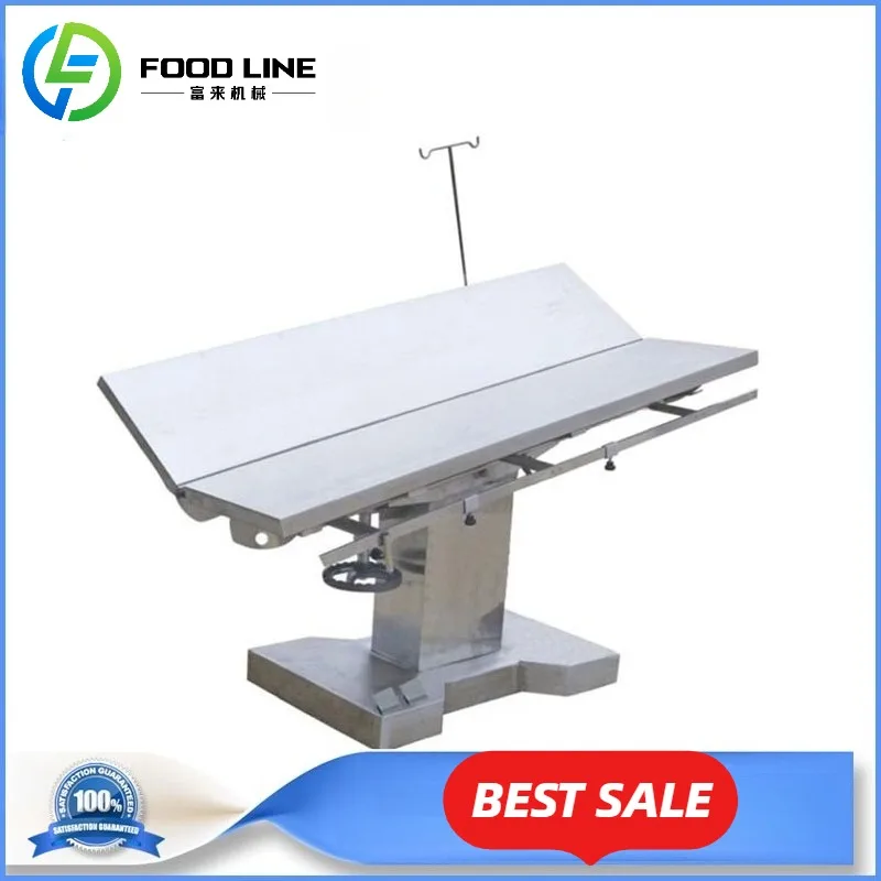 Customized Veterinary 304 Stainless Steel Animal Dissection Autopsy Embalming Table with Temperature Controlled