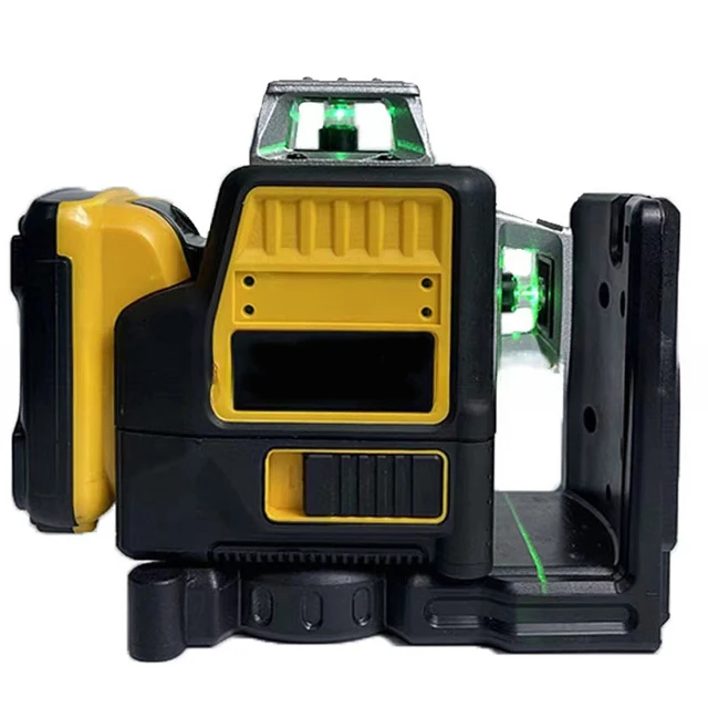 Super Cheap industrial laser level 12 lines 3d self-leveling 360 lithium battery green beams nivel laser Rotary laser level