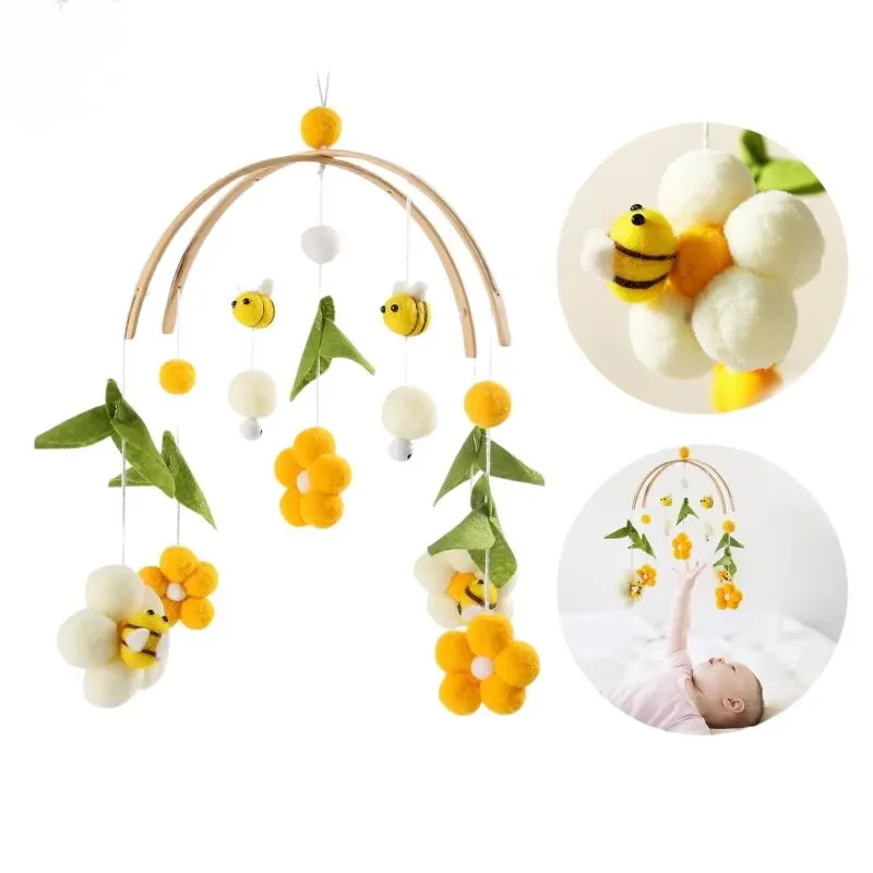 Zabawki dla niemowląt 0-12 miesięcy: bąbelki, dzwoneczki, kwiatki, plecione zabawki, bawełniane grzechotki, drewniane dzwoneczki, karuzele nad łóżeczko, akcesoria dla niemowląt, prezenty dla noworodków.