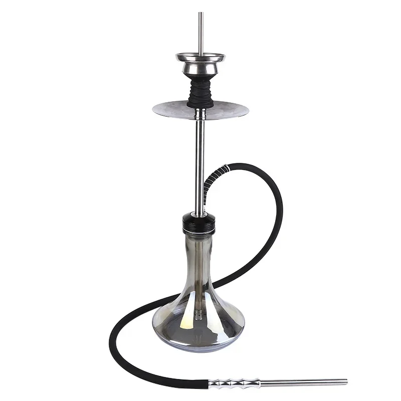 New hot selling 304 stainless steel russian hookah cheap shisha european chicha best quality arguila softsmoke