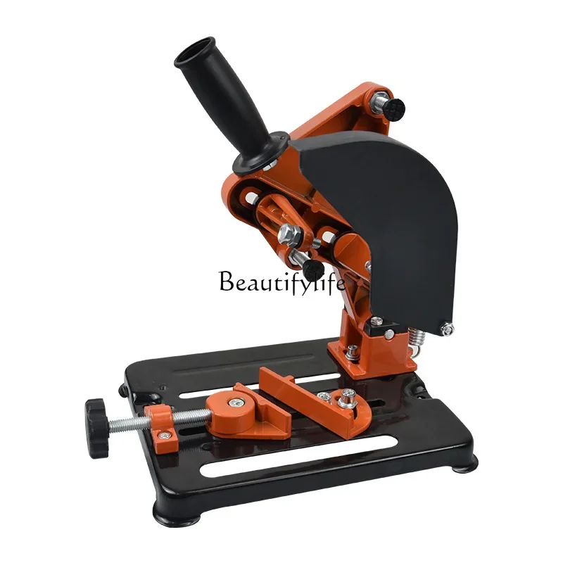 

Fixed angle grinder auxiliary bracket modified hand grinder hardening platform