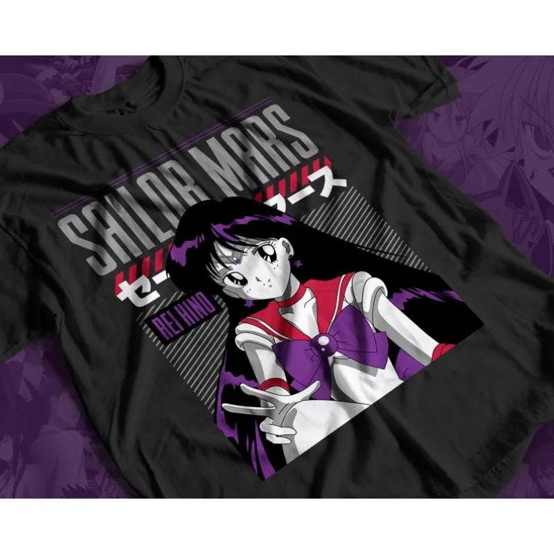 Super Popular Anime Print Series, Casual and Comfortable Retro Character T-shirt, Fashionable Trend, Home Preferred