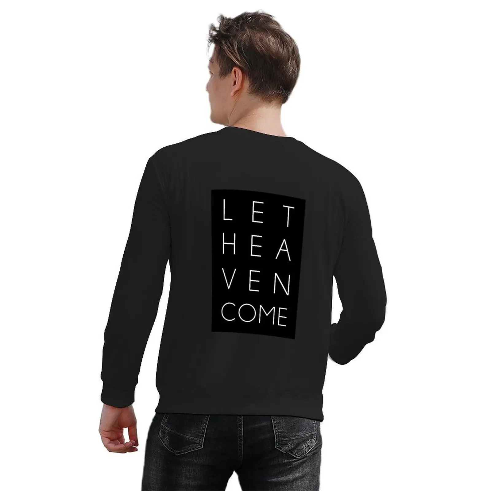 Let Heaven Come بلوفر رجالي يرتدي ملابس رياضية للرجال ملابس الخريف ملابس رجالي سويت شيرت للرجال