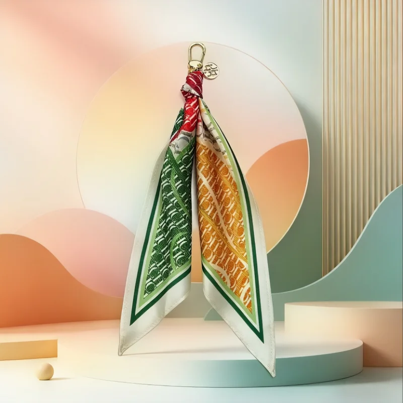 

Новый элегантный шелковый шарф CH: мягкая текстура, модный аксессуар для повседневного и торжественного стиля, украшение для женского гардероба