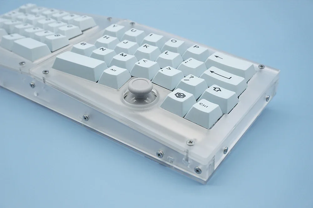 Libra Mini 40% Kit Keyboard akrilik sarung Keyboard ergonomis Alice disesuaikan casing Keyboard