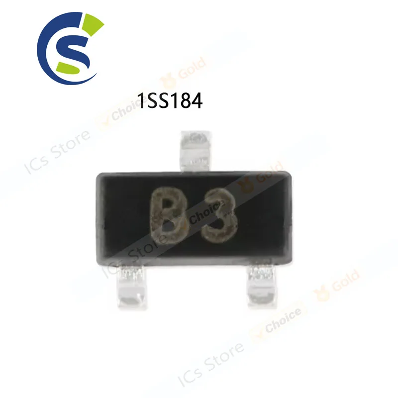 100pcs/lots new and original TRANSISTOR B3 1SS184LT1G SOT23 1SS184