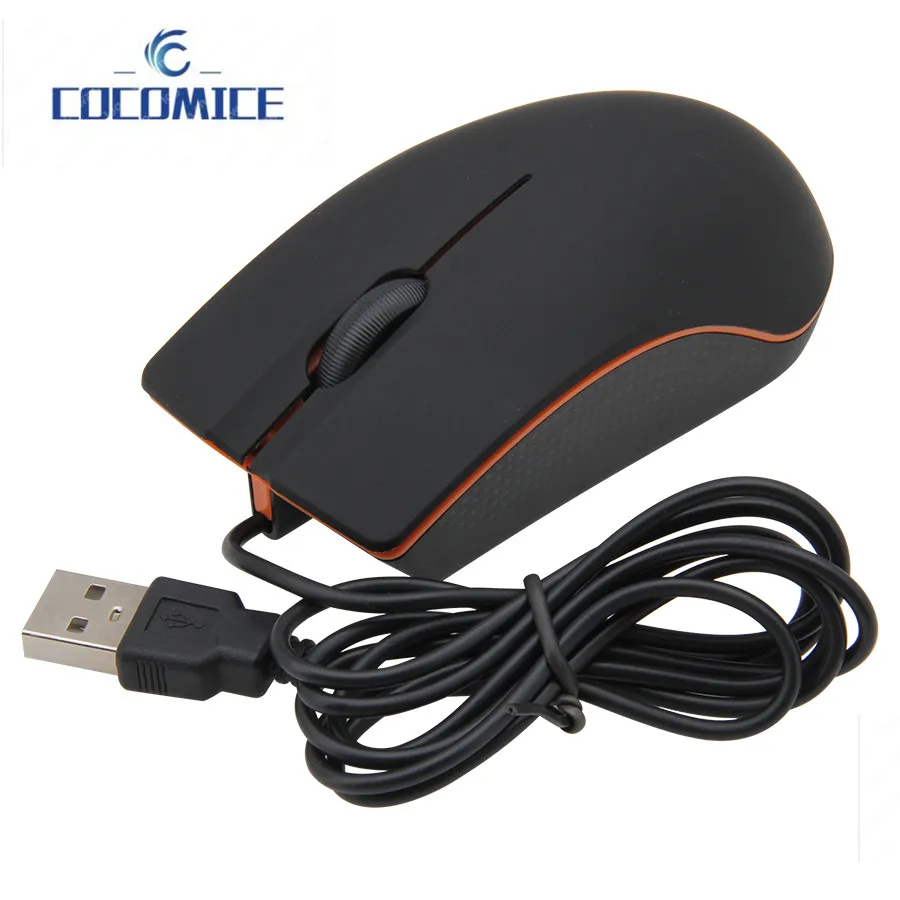 Home Office Wired Mouse Frosted Surface Optical USB Computer Accessories For PC Laptop